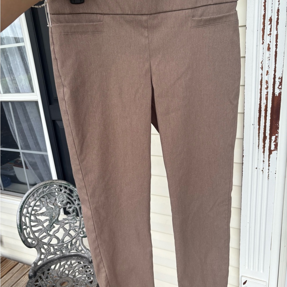 Kim Rogers Tan Straight Leg Pants